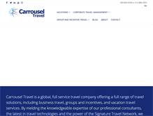 Tablet Screenshot of carrouseltravel.com